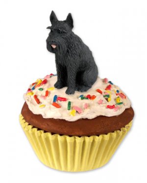 PC58B Schnauzer, Giant, Black Pupcake Trinket Box