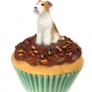 PC59 Wire Haired Fox Terrier Pupcake Trinket Box