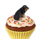 PC60B Dachshund, Longhaired, Black Pupcake Trinket Box