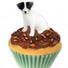 PC63B Jack Russell Terrier, Black & White, Rough Coat Pupcake Trinket Box