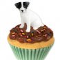 PC63B Jack Russell Terrier, Black & White, Rough Coat Pupcake Trinket Box