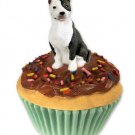 PC65B Pit Bull Terrier, Brindle Pupcake Trinket Box