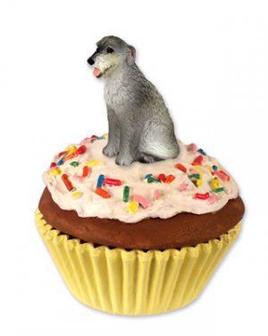 PC76 Irish Wolfhound Pupcake Trinket Box