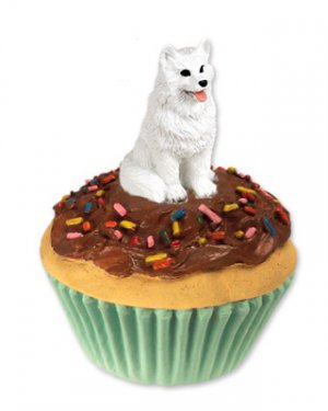 PC82 American Eskimo Pupcake Trinket Box