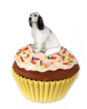 PC84A English Setter, Blue Belton Pupcake Trinket Box