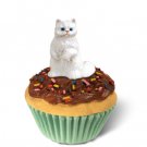 PCC08 Persian White Kittycake Trinket Box