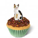 PCC24 Japanese Bobtail Tortoise & White Kittycake Trinket Box