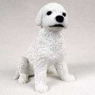 PDF01A Poodle White Puppy Figurine
