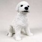 PDF01A Poodle White Puppy Figurine
