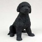 PDF01D Poodle Black Puppy Figurine