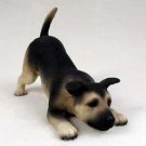 PDF08A German Shepherd Tan & Black Puppy Figurine