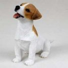 PDF105A Jack Russell Terrier Smooth Coat Brown & White Puppy Figurine