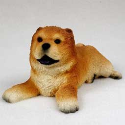 PDF21B Chow Red Puppy Figurine