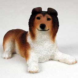 PDF23A Collie Sable Puppy Figurine