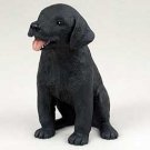 PDF24A Labrador Retriever Black Puppy Figurine
