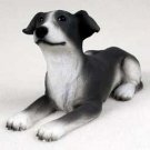 PDF54B Greyhound Gray & White Puppy Figurine