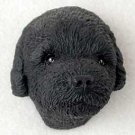 PDM01D Poodle Black Puppy Magnet