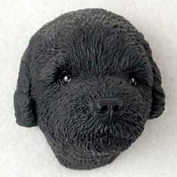 PDM01D Poodle Black Puppy Magnet