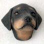 PDM101A Doberman Black Uncropped Puppy Magnet