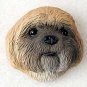 PDM10B Lhasa Apso Brown Puppy Magnet