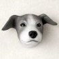 PDM54B Greyhound Gray & White Puppy Magnet