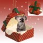 RGBA03 Koala Red Gift Box Ornament