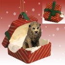 RGBA08 Lion Red Gift Box Ornament