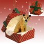 RGBA09 Lioness Red Gift Box Ornament