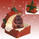 RGBA15 Orangutan Red Gift Box Ornament