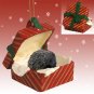 RGBA55 Porcupine Red Gift Box Ornament