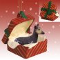 RGBA68 Okapi Red Gift Box Ornament