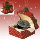 RGBA69 Turtle Red Gift Box Ornament