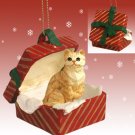 RGBC04 Shorthair Red Tabby Red Gift Box Ornament