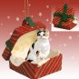 RGBC05 Shorthair Calico Red Gift Box Ornament