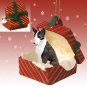RGBD07B Bull Terrier, Brindle Red Gift Box Ornament