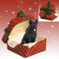 RGBD08D German Shepherd, Black Red Gift Box Ornament
