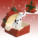 RGBD100C Great Dane, Harlequin, Uncropped Red Gift Box Ornament