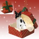 RGBD109 Rat Terrier  Red Gift Box Ornament