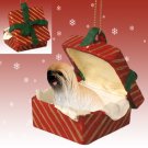 RGBD10B Lhasa Apso, Brown Red Gift Box Ornament