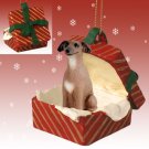 RGBD111 Italian Greyhound Red Gift Box Ornament