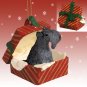 RGBD114 Kerry Blue Terrier Red Gift Box Ornament
