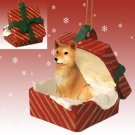 RGBD117 Finnish Spitz Red Gift Box Ornament
