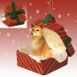 RGBD117 Finnish Spitz Red Gift Box Ornament