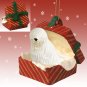 RGBD119 Komondor Red Gift Box Ornament