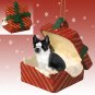 RGBD12 Boston Terrier Red Gift Box Ornament
