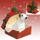 RGBD125 Sealyham Terrier  Red Gift Box Ornament