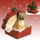 RGBD126 Briard Red Gift Box Ornament