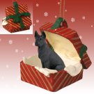 RGBD16A Great Dane, Black Red Gift Box Ornament