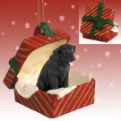 RGBD24A Labrador Retriever, Black Red Gift Box Ornament