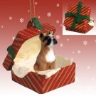 RGBD33A Boxer Red Gift Box Ornament